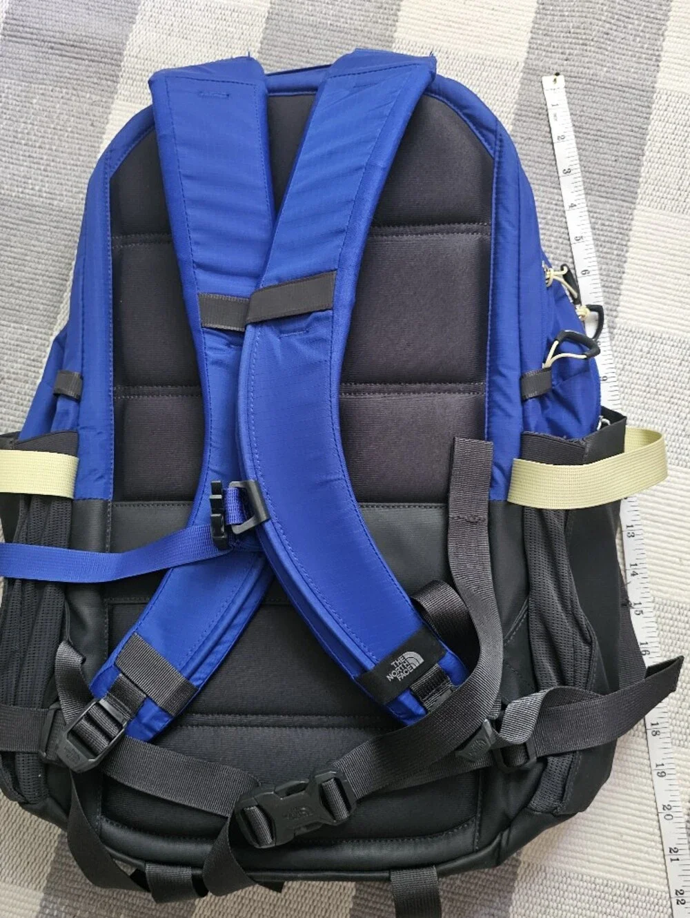 The North Face Blue and Orange Men's Hiking Backpack
